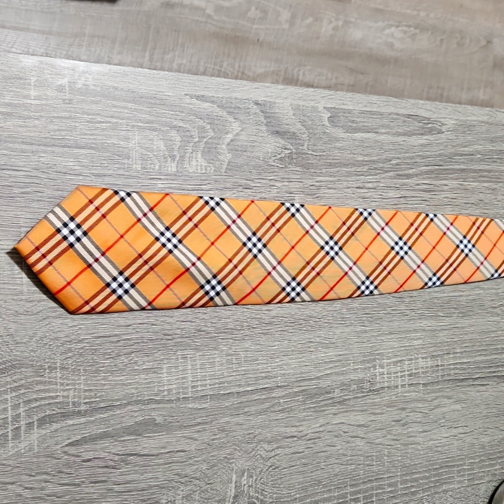 A Burberry tie